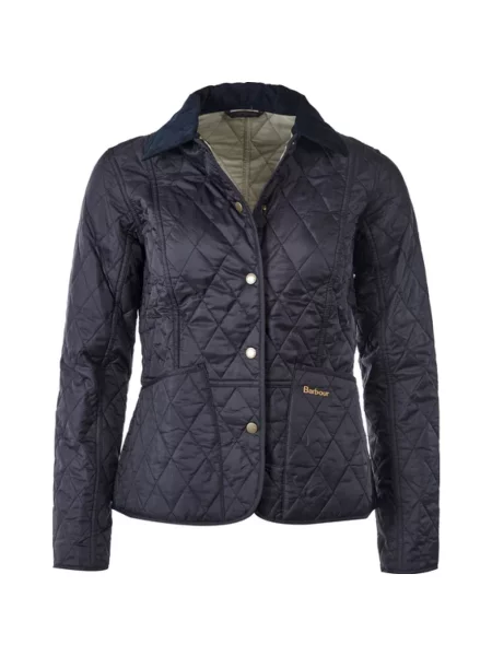 Kurtka pikowana Barbour niebieska