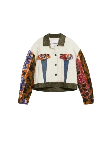 Desigual Geacă de primăvară-toamnă M. Christian Lacroix mai multe culori / natural alb