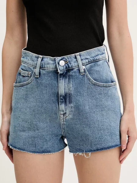 Tommy Jeans kratke hlače ženske traper plava