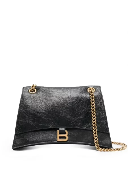 Colier Balenciaga cu bretele negru