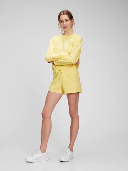 Еластична талия шорти Gap