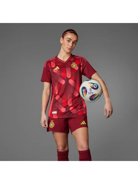 Koszulka Germany 25 Women's Team Away Authentic bordowa