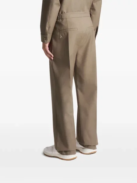 Plisované kalhoty Manière De Voir zelené