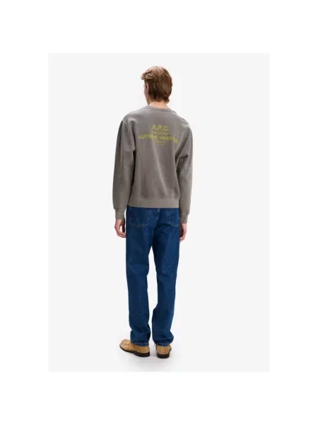 Bluza A.p.c. z nadrukiem szara
