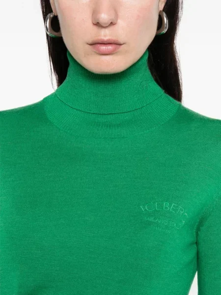 Heláncă Iceberg cu broderie verde