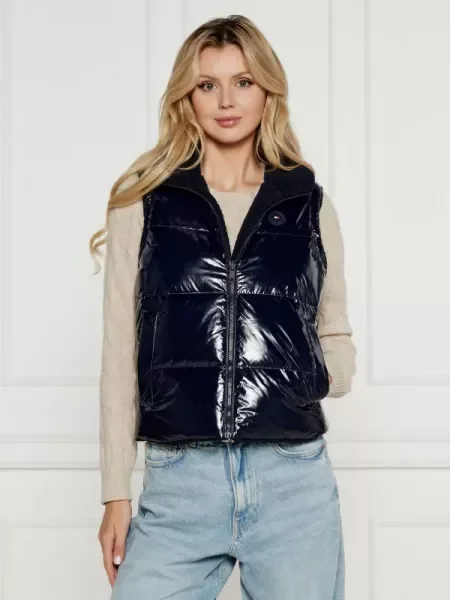 Tommy Hilfiger Kifordítható pufi mellény kék