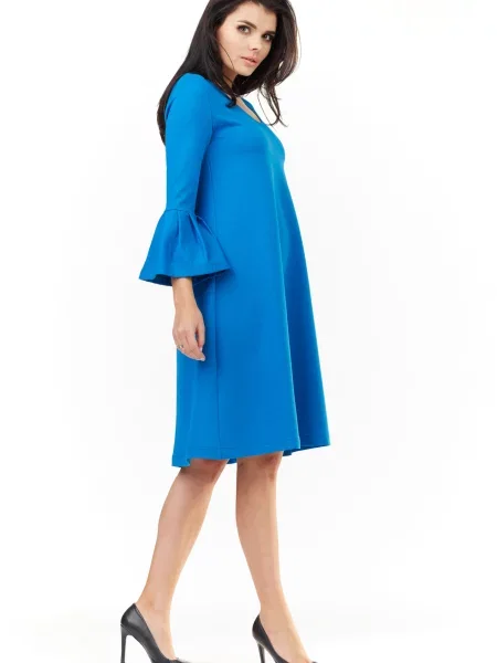 Rochie midi Awama albastru
