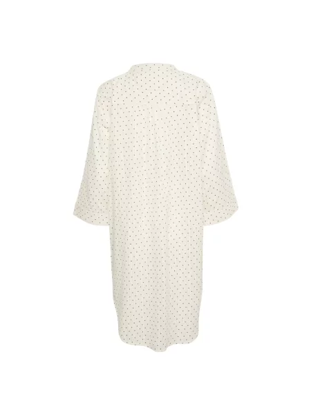 Sukienka koszulowa Part Two w grochy biała