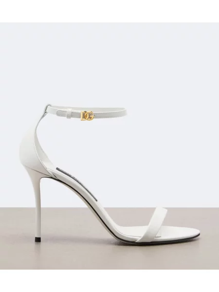 Sandale Dolce&gabbana din piele alb