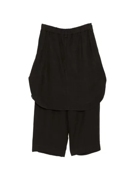 Pantaloni Ziggy Chen cu cordon maro