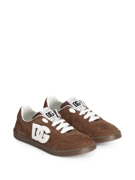 Sneakersy dziecięce Dolce And Gabbana brązowe