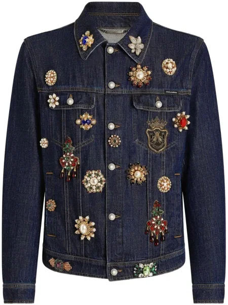 Geacă de blugi Dolce & Gabbana albastru