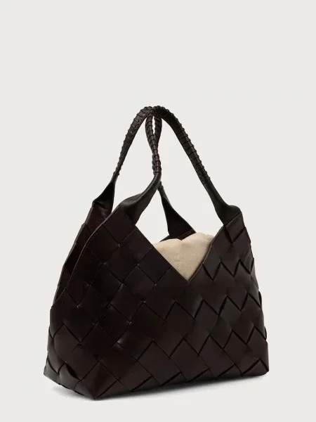 Bőr shopper táska Dragon Diffusion barna