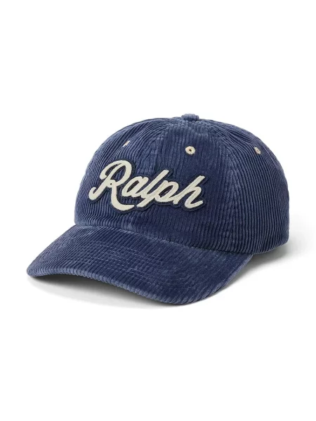 Шапка с козирка Polo Ralph Lauren синьо