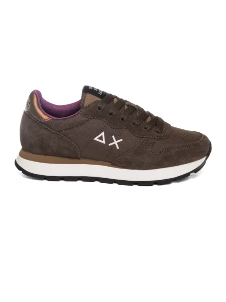 Sneakersy Sun68 brązowe
