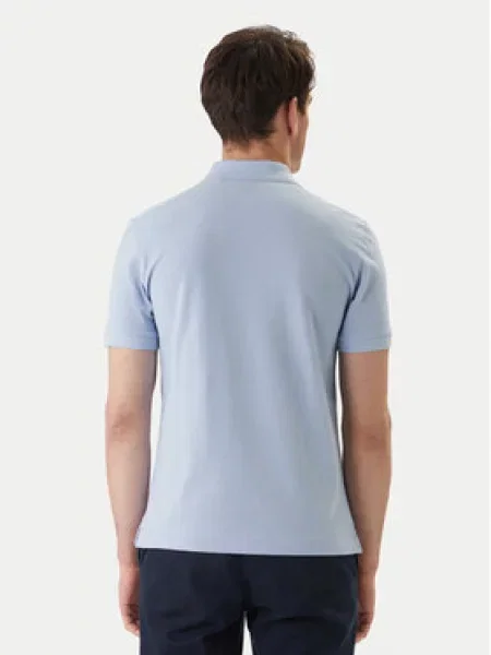BOSS Polo majica Pallas Svetlo modra