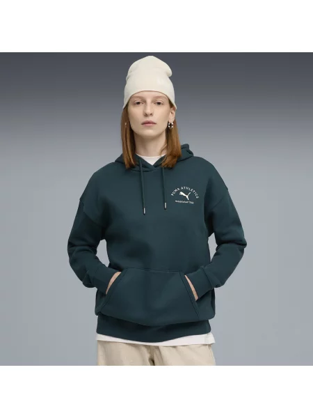 Bluza z kapturem PUMA Class o luźnym kroju Odzież Terrain XXS zielony