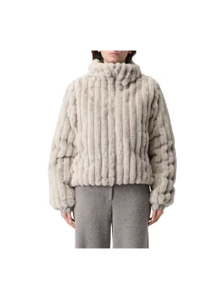 Lekki kurtka puchowa Save The Duck beżowa