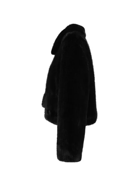 Gulerat geacă Drows cu blană negru
