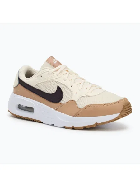 Детски обувки Nike Air Max SC pale ivory/hemp/burgundy ash кафяво