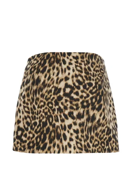 Fustă Michael Michael Kors cu imagine cu model leopard