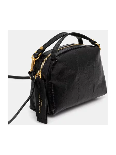 Torebka crossbody Gianni Chiarini skórzana czarna