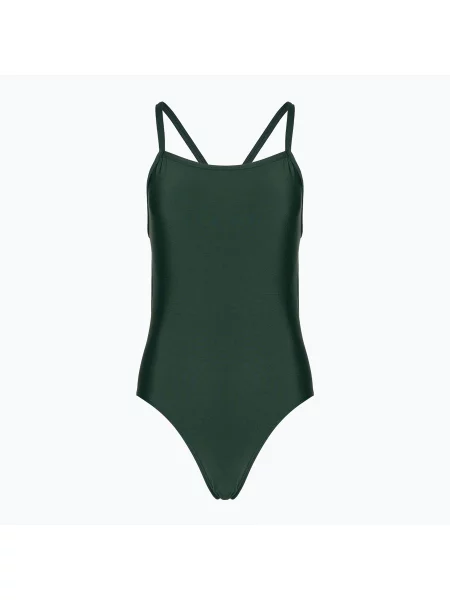 Jednodílné plavky FINIS Openback Solid pine zelené