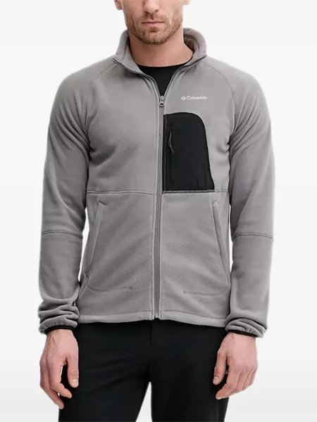 Hanorac din fleece Columbia din fleece gri