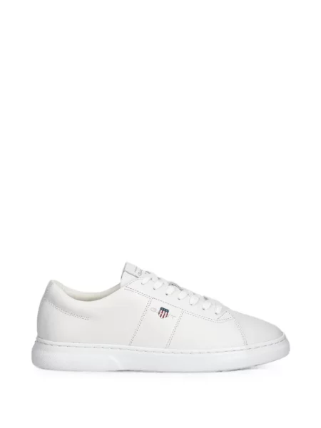 Sneakerși Gant cu autograf alb