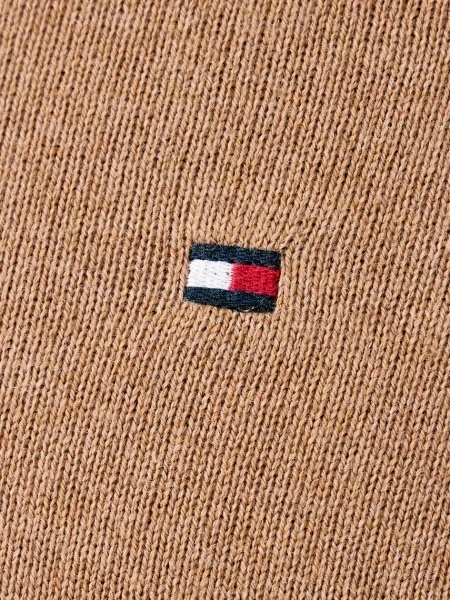 Tommy Hilfiger пуловер мъжки с добавен кашмир бежово