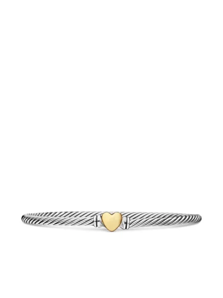 Βραχιόλι David Yurman με μοτίβο καρδιά ροζ