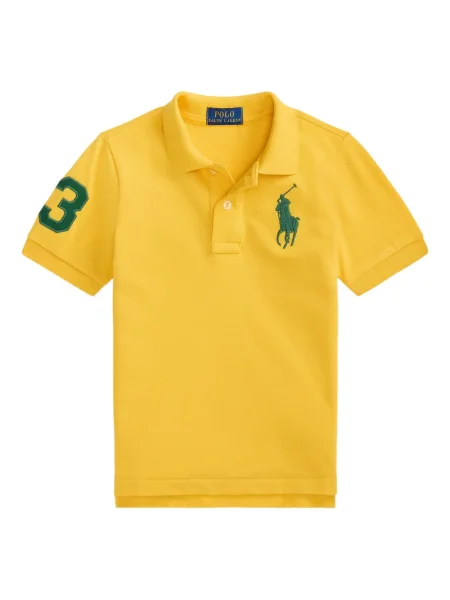 Koszulka polo dziecięca Polo Ralph Lauren żółta