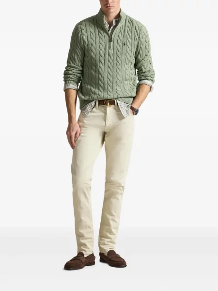 Șapcă Polo Ralph Lauren cu broderie din țesătură twill în carouri albastru