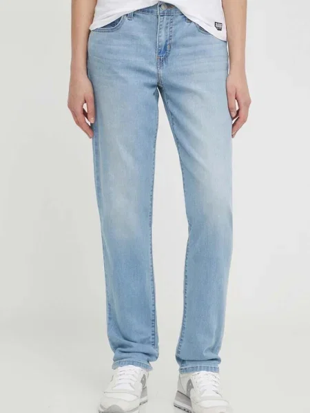 Levi's jeansy MID RISE BOYFRIEND niebieskie