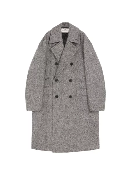 Palton Dries Van Noten de lână gri