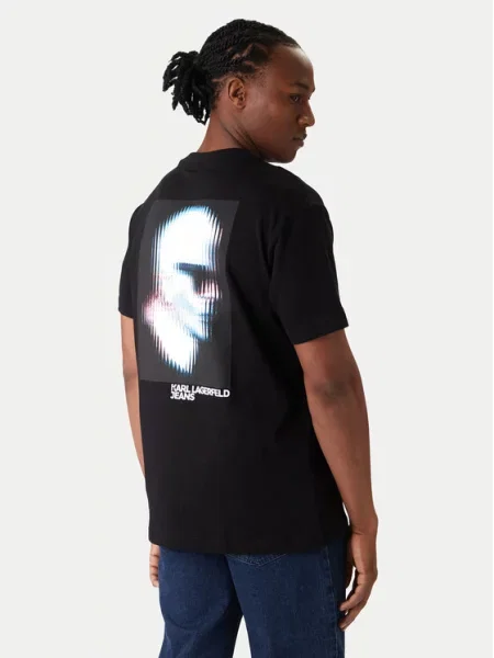 Tričko Karl Lagerfeld Jeans černé