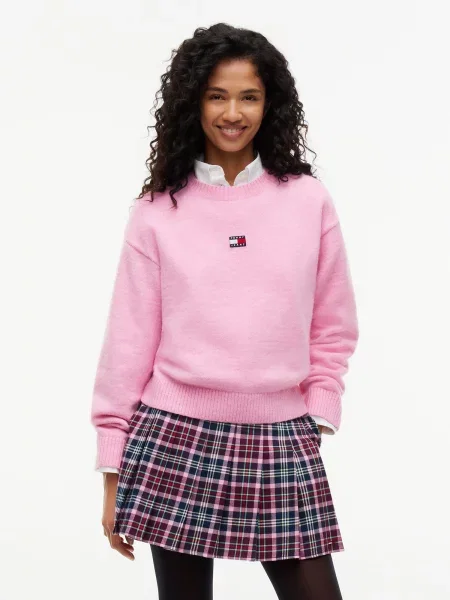 Tommy Jeans Sveter ružová