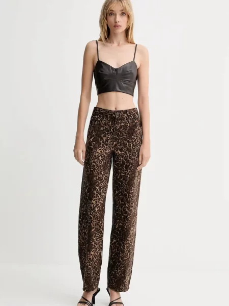 Блузка Aniye By однотонна коричневий