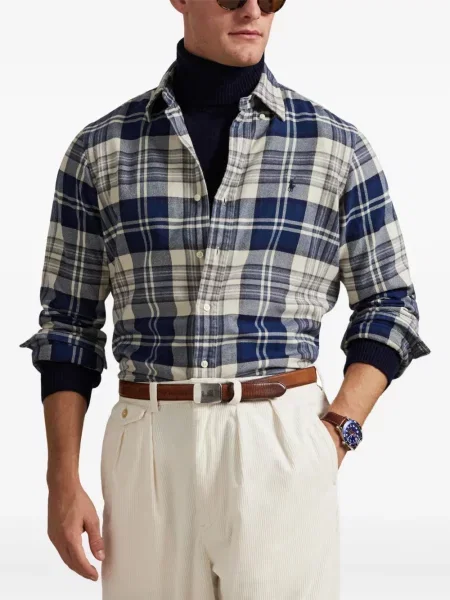 Șapcă Polo Ralph Lauren cu model herringbone din țesătură twill cu imagine albastru