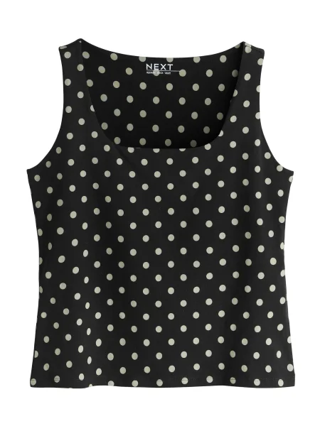 Next Top pastelno zelena črna