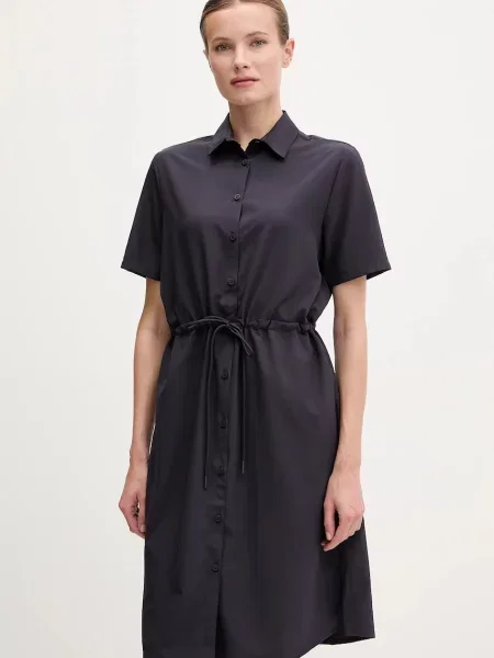 Jack Wolfskin rochie Waimea bleumarin mini drept