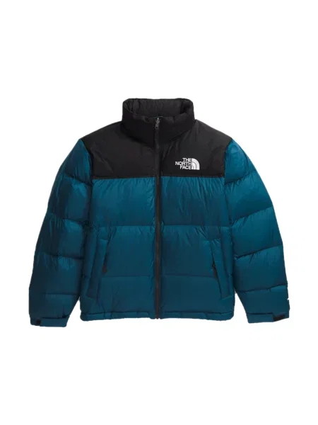 Kurtka The North Face z kapturem niebieska