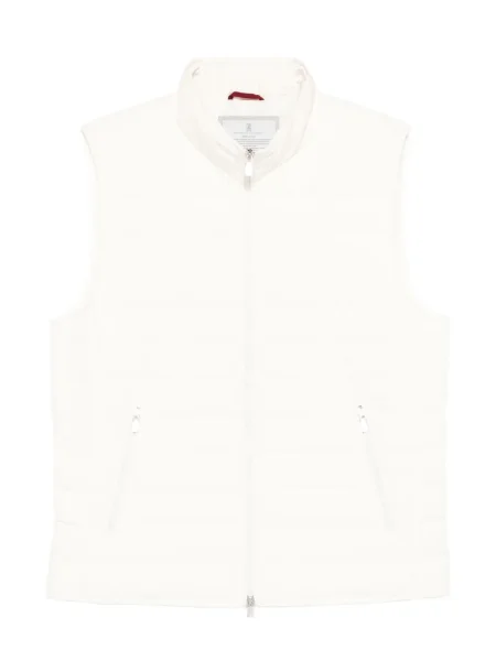 Prsluk Brunello Cucinelli bijela