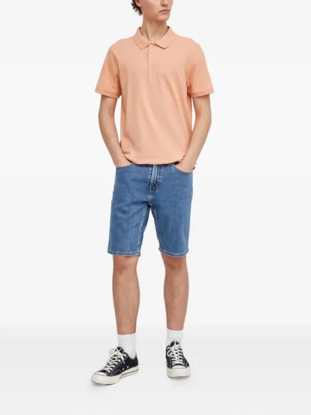 Scurt pantaloni scurți Levi's® cu broderie cu dungi alb