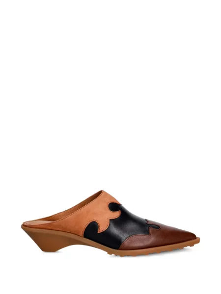 Papuci tip mules Camper maro