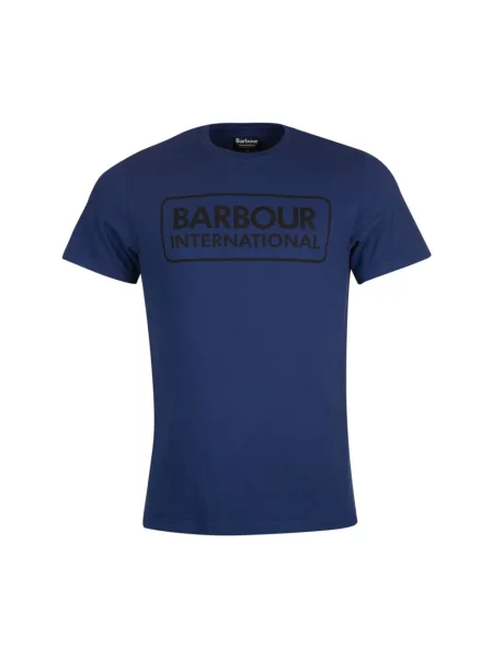 Koszulka Barbour z logo niebieska