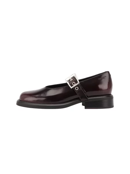 VAGABOND SHOEMAKERS Balerini cu curea glezna ELLIS bordeaux roșu