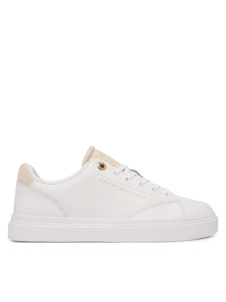 Tommy Hilfiger Sneakers Th Feminine Cupsole Monogram alb