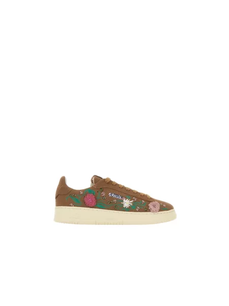 Sneakersy Autry brązowe
