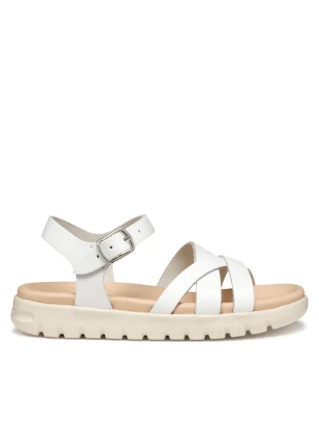 Geox Sandale J Soleima Gir 43 S alb